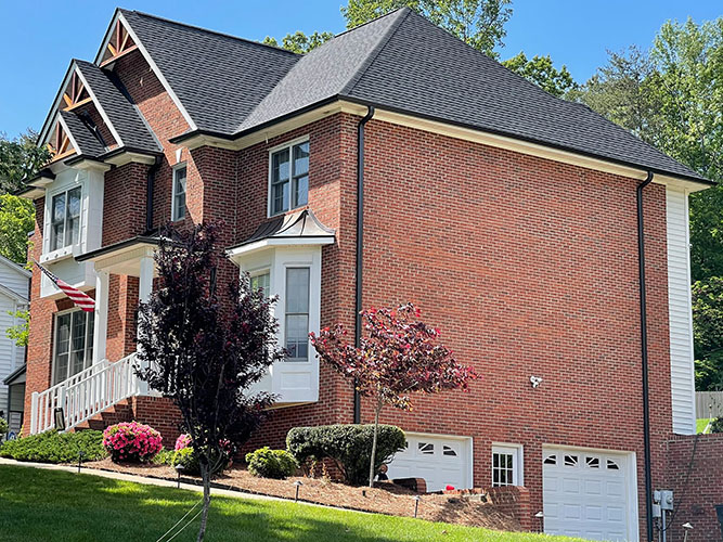 Side Vide Of A House. Welcome To Mabe's Roofing, Inc!
